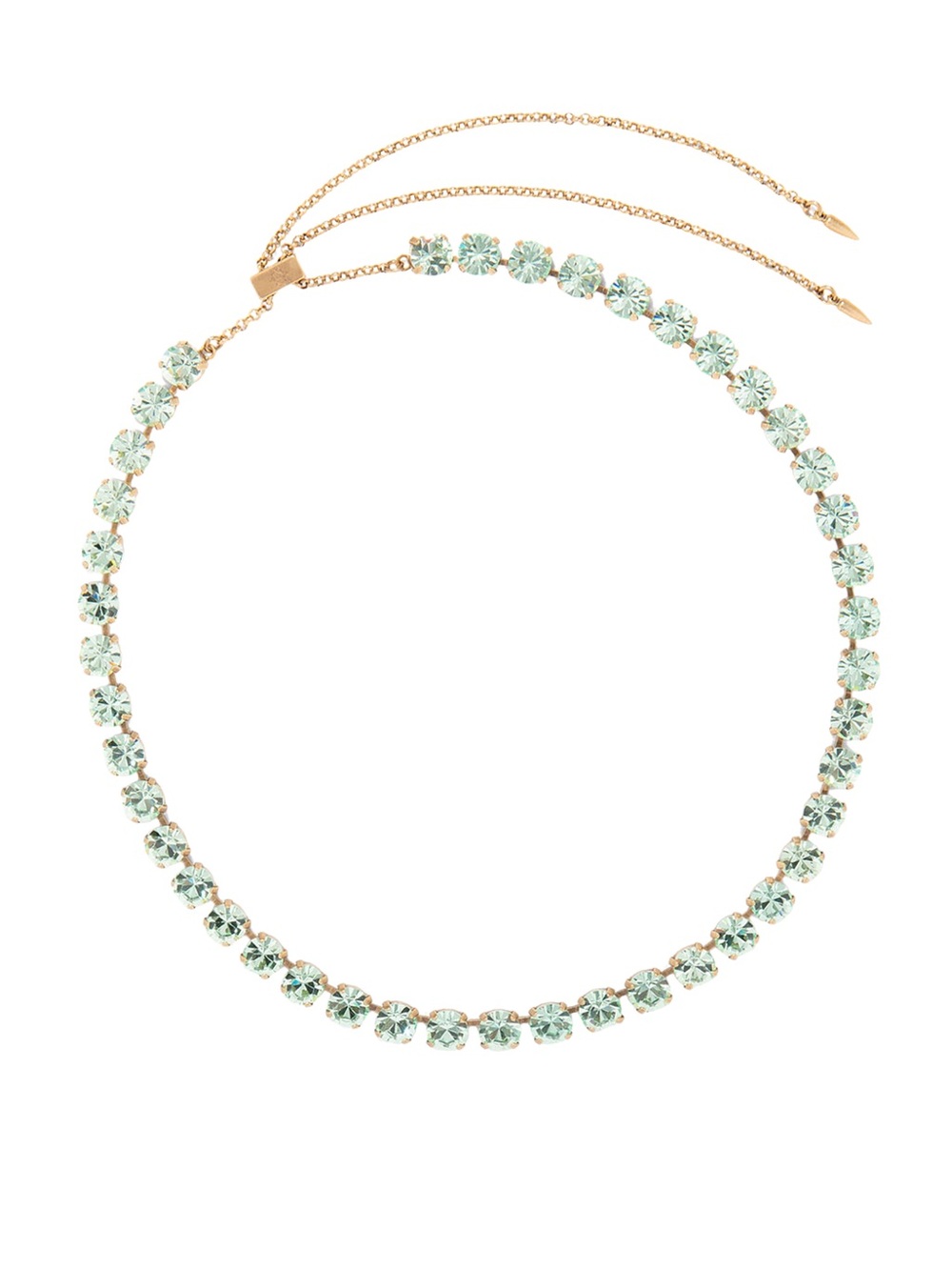 Arista Slider Necklace in Chrysolite